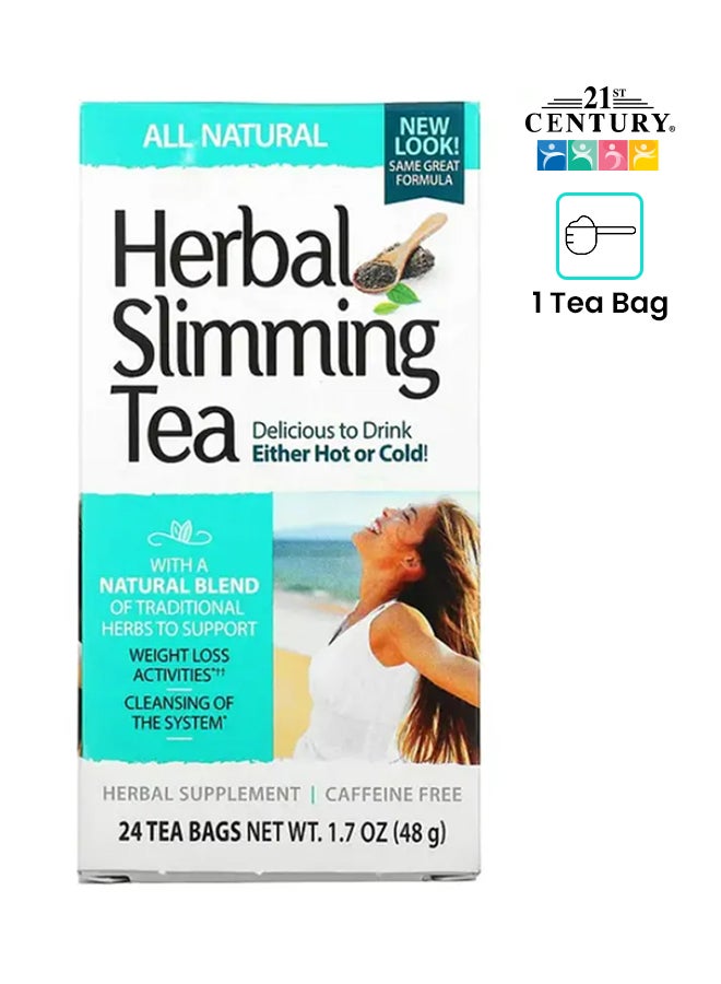 القرن الحادي والعشرون شاي أعشاب للتخسيس - 24 كيس شاي - Image 1